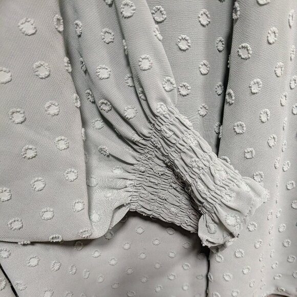 Chico's Sage Green Long Sleeve Blouse - Picture 8 of 9